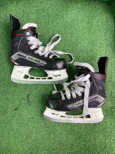 Used Junior Bauer Vapor X400 Hockey Skates Regular Width Size 1