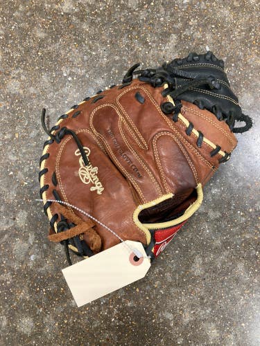 Used Rawlings Sandlot Series Right Hand Throw Catcher's Baseball Glove 33"