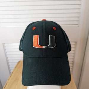 Vintage Miami Hurricanes Top Of The World Fitted Hat 7 1/8 NCAA