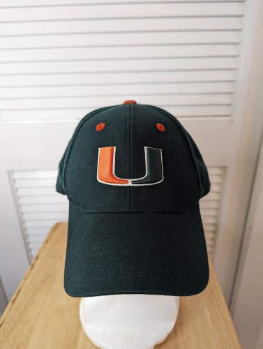 Vintage Miami Hurricanes Top Of The World Fitted Hat 7 1/8 NCAA
