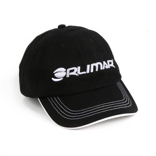 Orlimar Golf Adjustable Casual Hat - Black / White Golf Hat