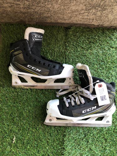 Used CCM Tacks 9060 Hockey Goalie Skates Regular Width Size 5.0 - Intermediate