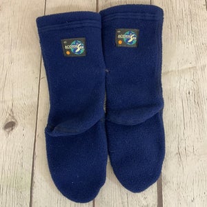 Acorn Sox Kids Unisex Vintage Versafit Small Navy Blue Fleece Socks NWT