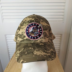 Valley Blue Sox Camo SGA Strapback Hat NECBL
