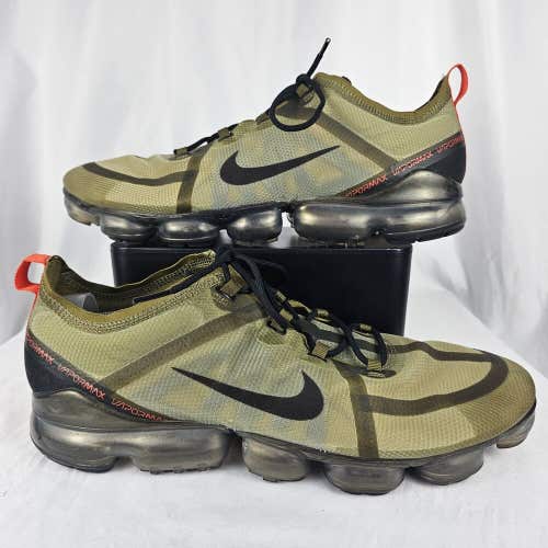 Nike Air Vapormax 2018 Olive Green AR6631-301 Mens Size 15 Sneakers Shoes
