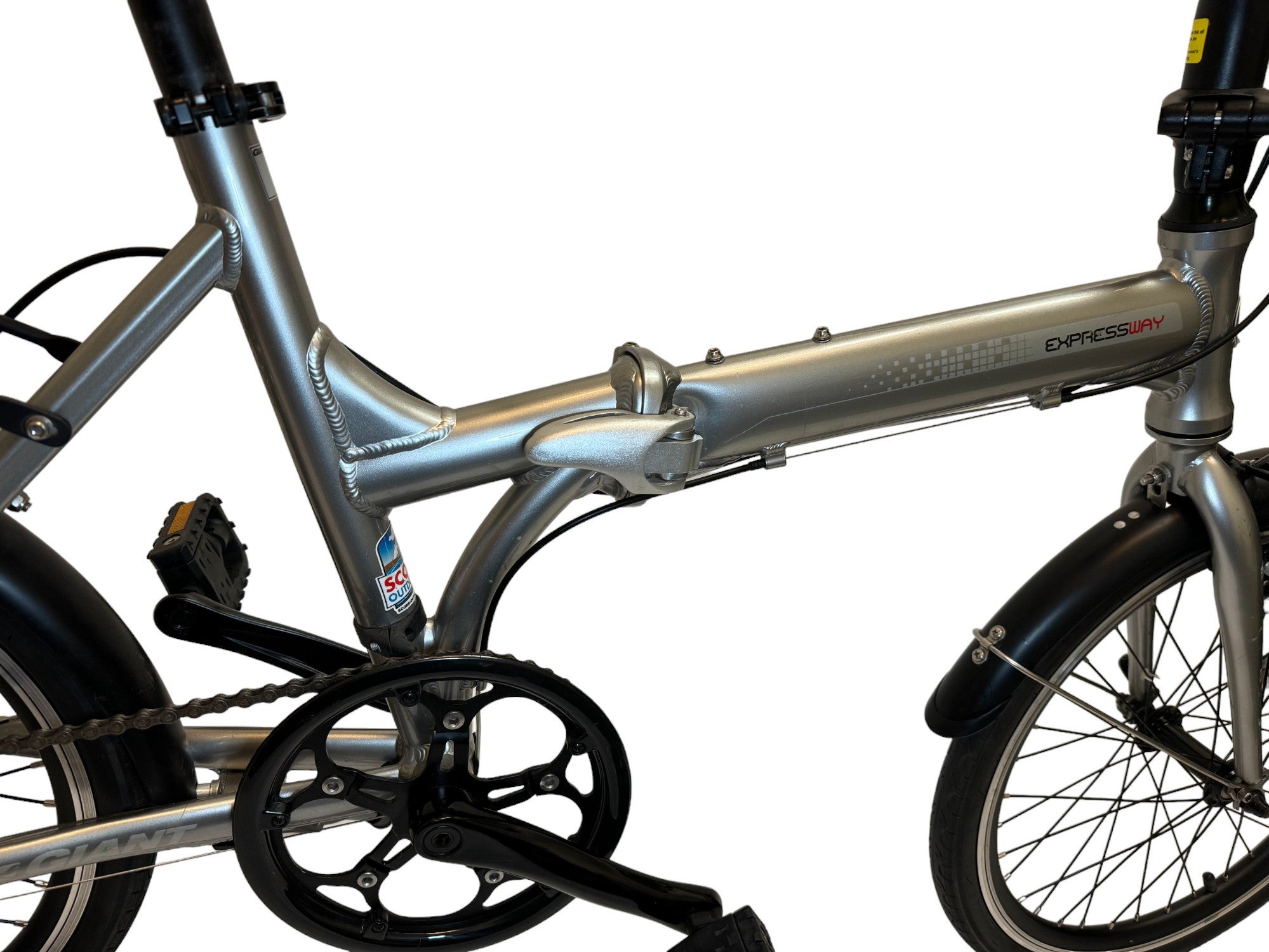 Giant Express Way 折りたたみ自転車 20インチ黒 ジャンク品 Giant Express Way 折りたたみ自転車 20インチ黒 ジャンク品