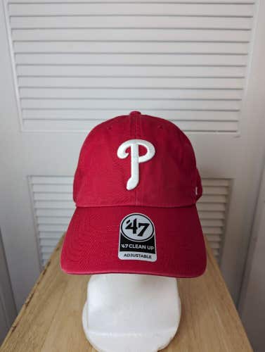 NWS Philadelphia Phillies '47 Clean Up Strapback Hat MLB