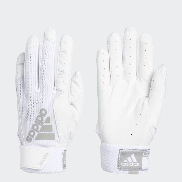 Brand New Adidas White Men’s Batting Glove Size Medium