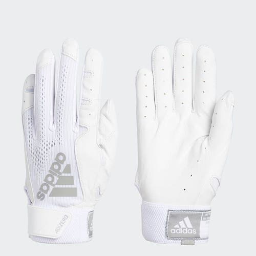 Brand New Adidas White Men’s Batting Glove Size Large