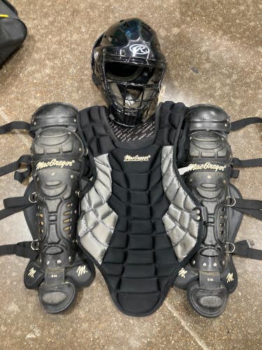Used Youth MacGregor Catcher's Set