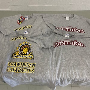 QMJHL 4 XL Tshirts - 2 Shawinigan/2 Montreal