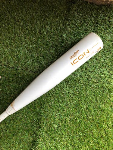 Used 2024 Rawlings Icon Bat USSSA Certified (-10) Composite 19 oz 29"