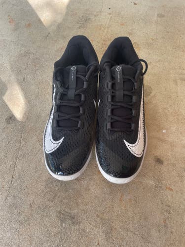 New Nike Huarache Low Top Metal Spikes - Black, Size 13 Men, Unused