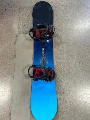 Burton Custom Smalls Snowboard 142cm With K2 Hurrithane Large