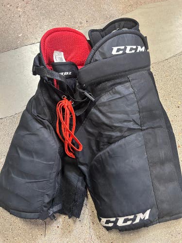 Black Used Junior Medium CCM RBZ 130 Hockey Pants