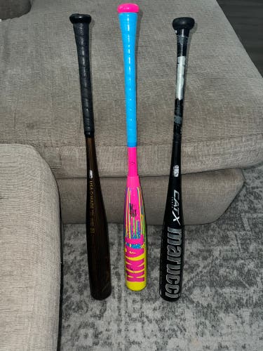 Three Baseball bats