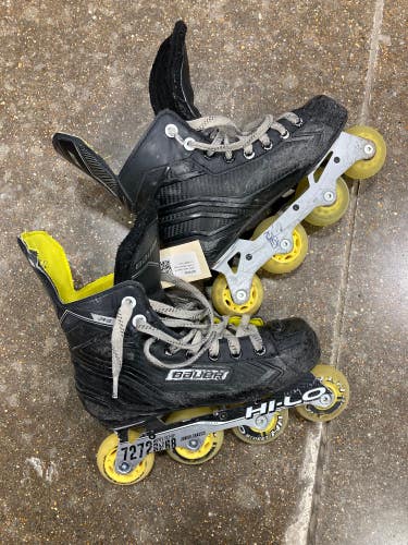 Used Junior Bauer RS Inline Skates Size 3