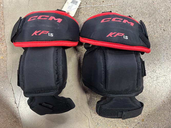 Used CCM KP 1.5 Jr Goalie Knee Guards