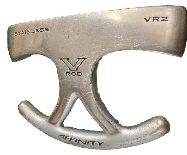 Affinity V-ROD VR2 Mallet Putter Steel 33.5" New Mid-Size Grip RH Nice Club