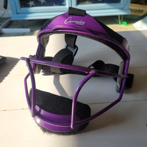 Used Purple Champion Face Guard