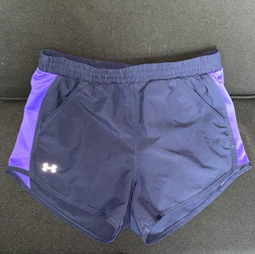Purple Used XL Girls Under Armour Shorts