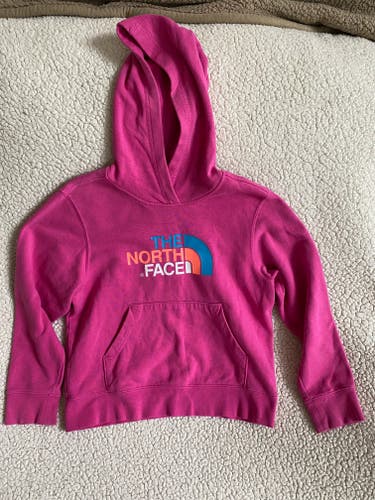 Pink Used Girls Large The North Face Sweatshirt