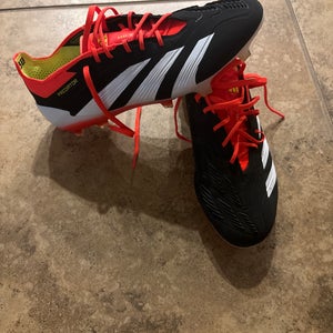 Black New Size 8.0 (Women's 9.0) Men's Adidas Cleats