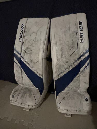 Used Small Bauer Supreme S29 Goalie Leg Pads