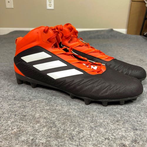 Adidas Mens Football Cleats 17 Black Orange Shoe Lacrosse AS Nasty Razorframe