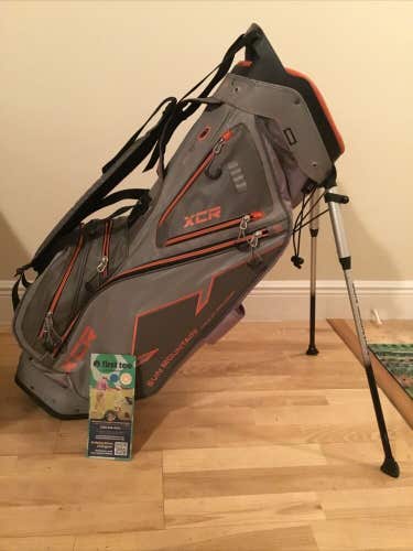Sun Mountain XCR Stand Golf Bag with 4-way Dividers & Rain Cover