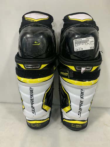 Used Bauer Sup 2s Pro 11" Hockey Shin Guards