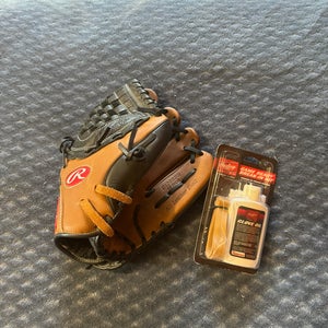 Rawlings Right Hand Throw 12" The Mark of a Pro Baseball Glove + Care Kit