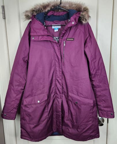 Columbia Suttle Mountain Long Insulated Jacket Omni-Heat Winter Coat Size XXL