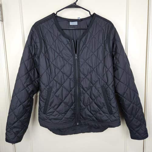 Athleta Triple Cascade Black Jacket Liner Quilted Women's Size: M