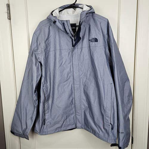 The North Face Hyvent 2.5L Men's Size: XL Gray Rain Jacket Windbreaker Coat