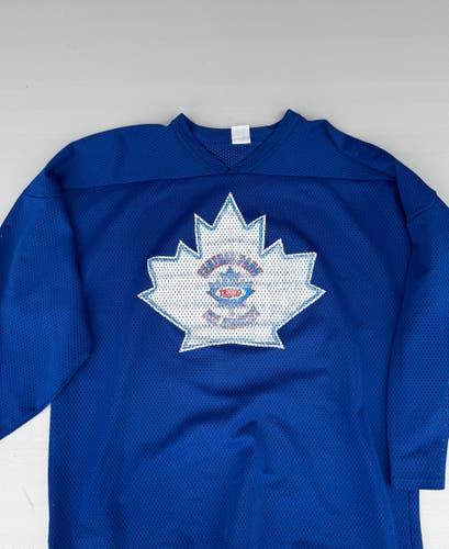 Blue Central Park Ice Hockey jersey #4 - used - XXL