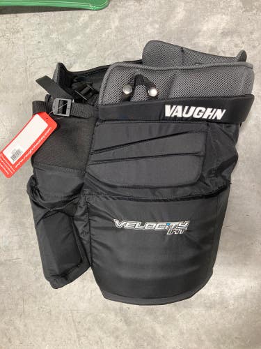 Black New Intermediate XL Vaughn Velocity V9 Hockey Goalie Pants