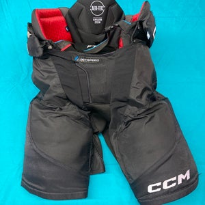 Black Used Senior Medium CCM Jetspeed ft6 Hockey Pants