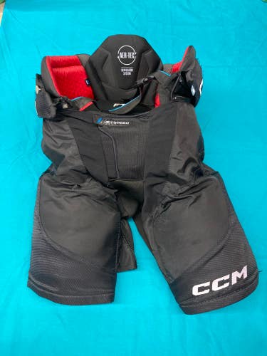 Black Used Senior Medium CCM Jetspeed ft6 Hockey Pants