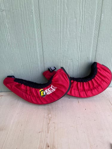 Used Elite Hockey Skate Guards - Red C2-1