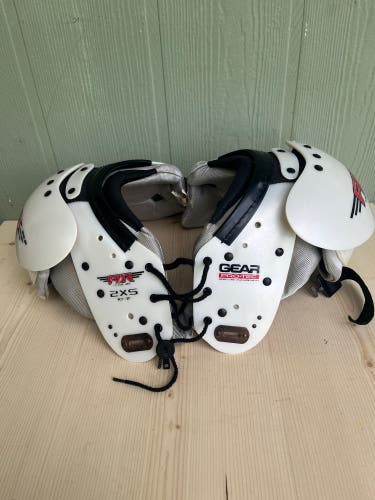 Used Air Tech Jr. Football Shoulder Pads 2XS.  B R5 S1 L1