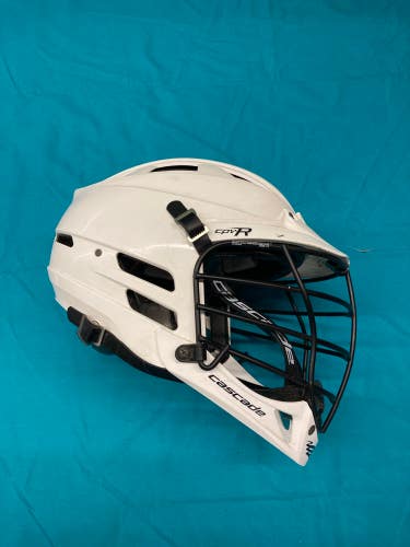 White Used Adult Cascade CPV-R Helmet