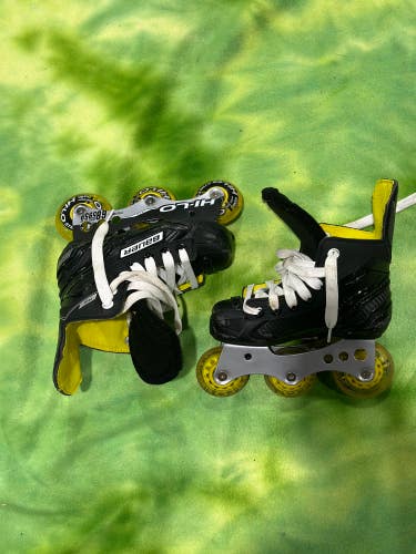 Used Youth Bauer RS Inline Skates Regular Width Size 10