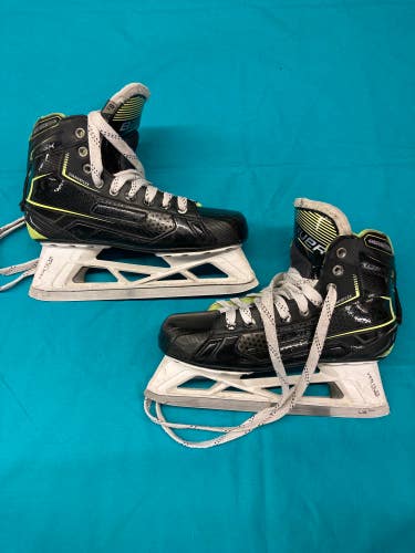 Used Senior Bauer GSX Hockey Goalie Skates Regular Width 8.5