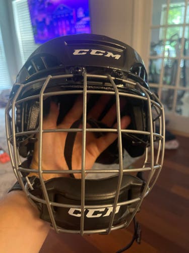 CCM youth helmet combo