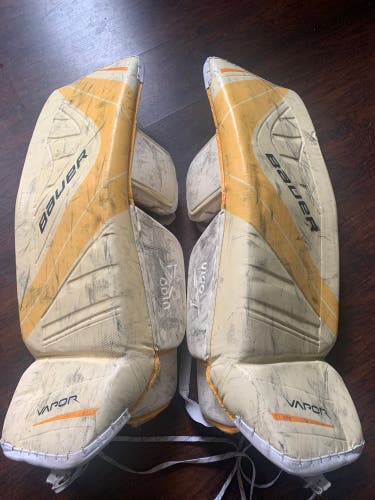 Used Senior Bauer Vapor 1X Odin Hockey Goalie Leg Pads