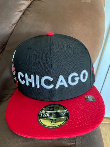 Chicago Bulls New Era NBA City Edition Fitted Hat 7 3/8