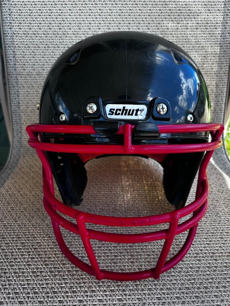 BLACK Schutt Recruit Hybrid Football Helmet (10757)