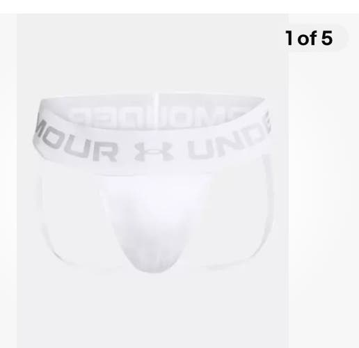 New inbox, extra large under armor to strap supporter with pocket