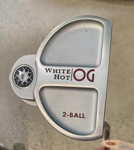Used Men's Odyssey White Hot OG 2-Ball Mallet Putter Right Handed
